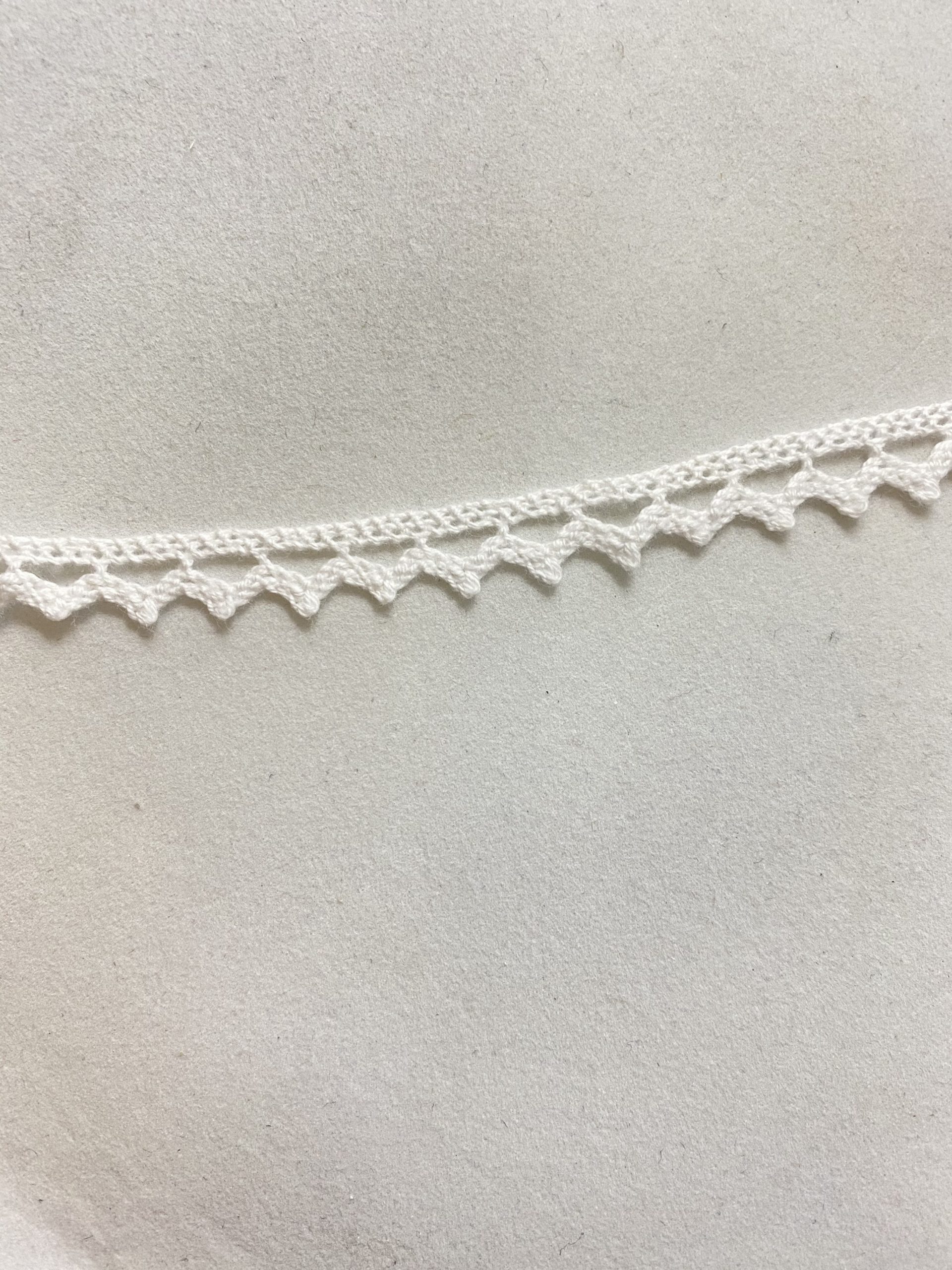 Torchan Lace White Edging 9mm x 2m