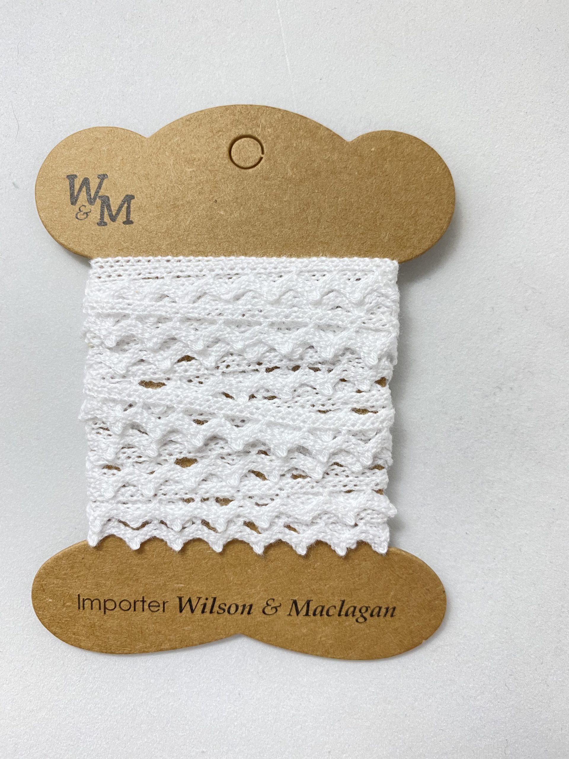 Torchan Lace White Edging 9mm x 2m - Image 2