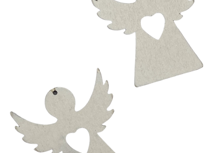 Wood Pieces Angels - 2 pieces