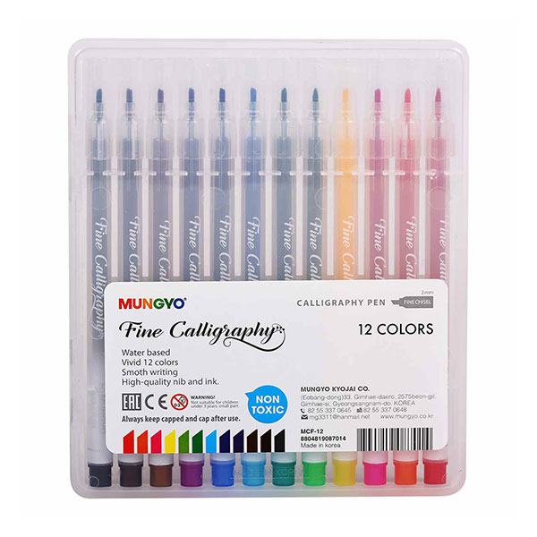 Mungyo Calligraphy Pen Set of 12