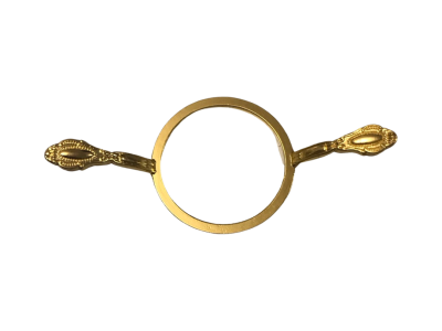 Gold wax seal shape - round