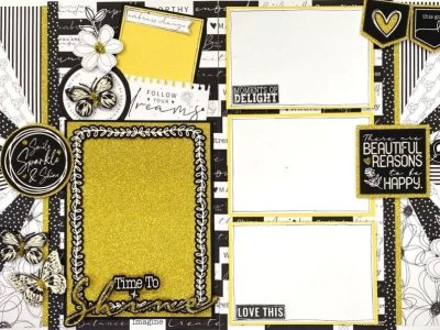 Time to Shine Scrapbook kit